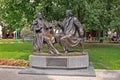 Monument to composer Stanislav Monyushko and playwright Vincent